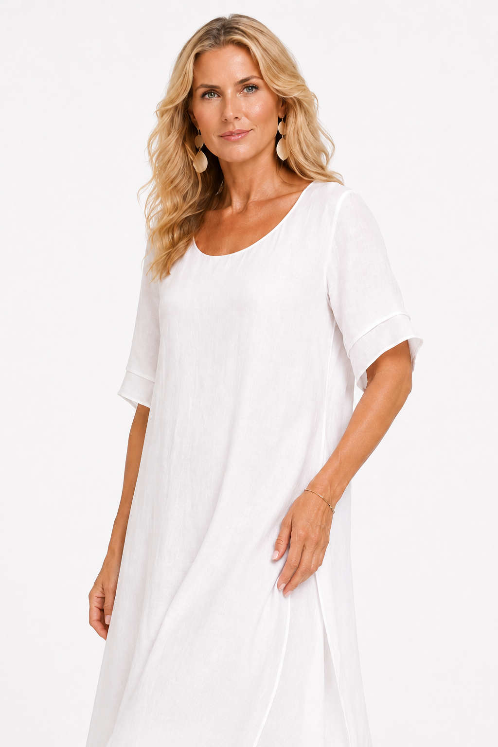 Jurk : Elegante Damesjurk - Tijdloos, Comfortabel en Veelzijdig in van Pantinoshop