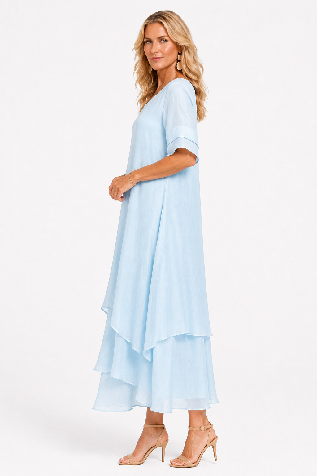 Jurk : Elegante Damesjurk - Tijdloos, Comfortabel en Veelzijdig in van Pantinoshop