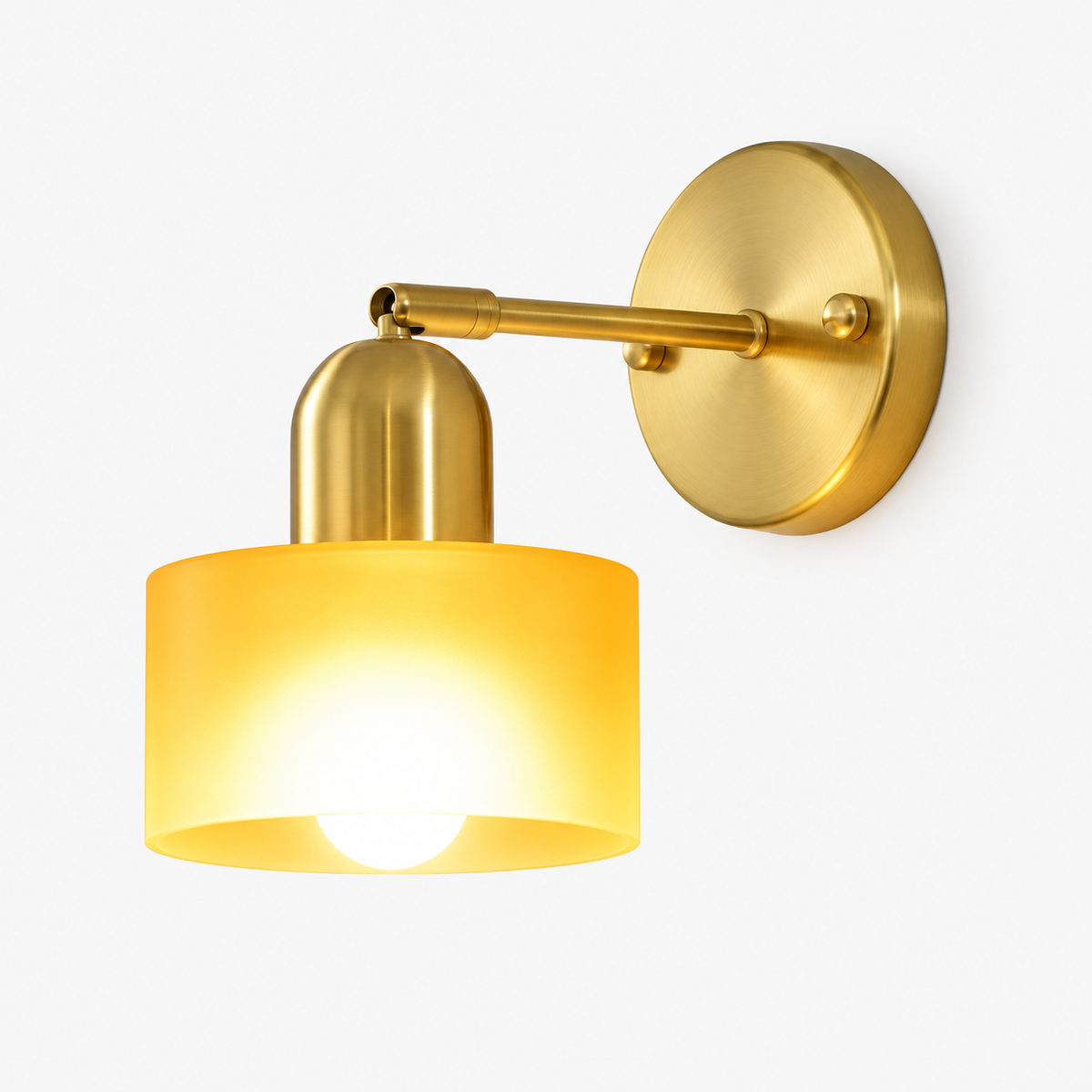 Bauhaus Gekleurde Glazen Wandlamp - Moderne Opbouwlamp