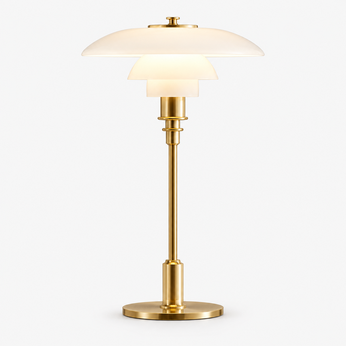 Moderne Deense Design Tafellamp - Gelaagde Kap, LED