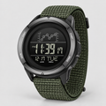 Digitaal Herenhorloge - Waterdicht, Koolstofvezel Look & Kompas