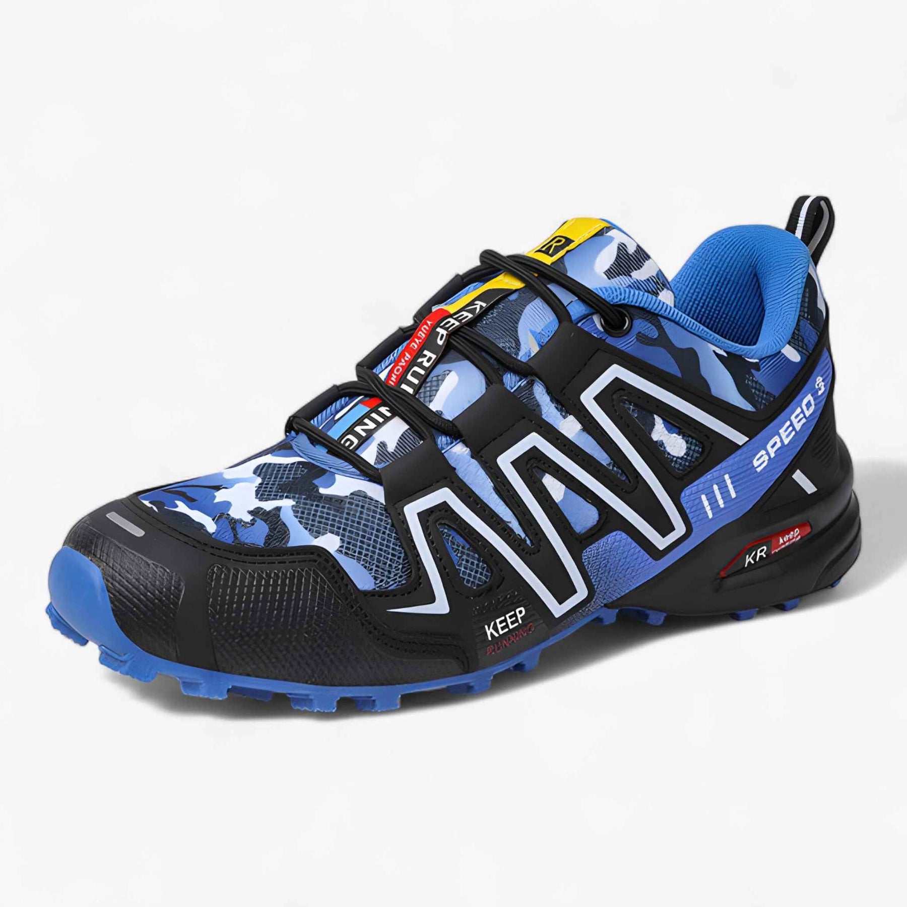 Hiking Boots : Wandelschoenen Heren Waterdicht – Comfortabel Bergwandelen, Antislip in Bleu van Pantino