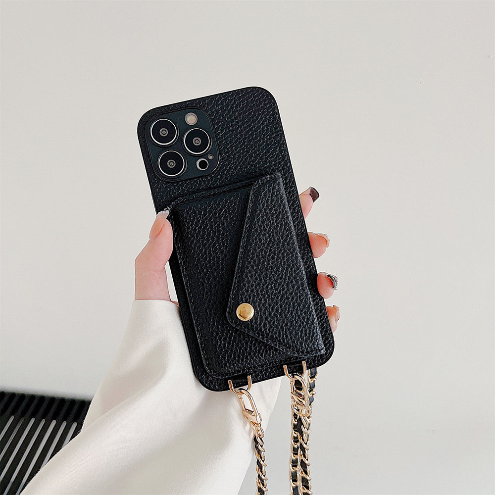 bags : Portemonnee Beige - Ciara Crossbody Phone Case - Draag en Bewaar Je Telefoon en Pasjes Veilig met dit Handige Telefoon Hoesje in van Pantino