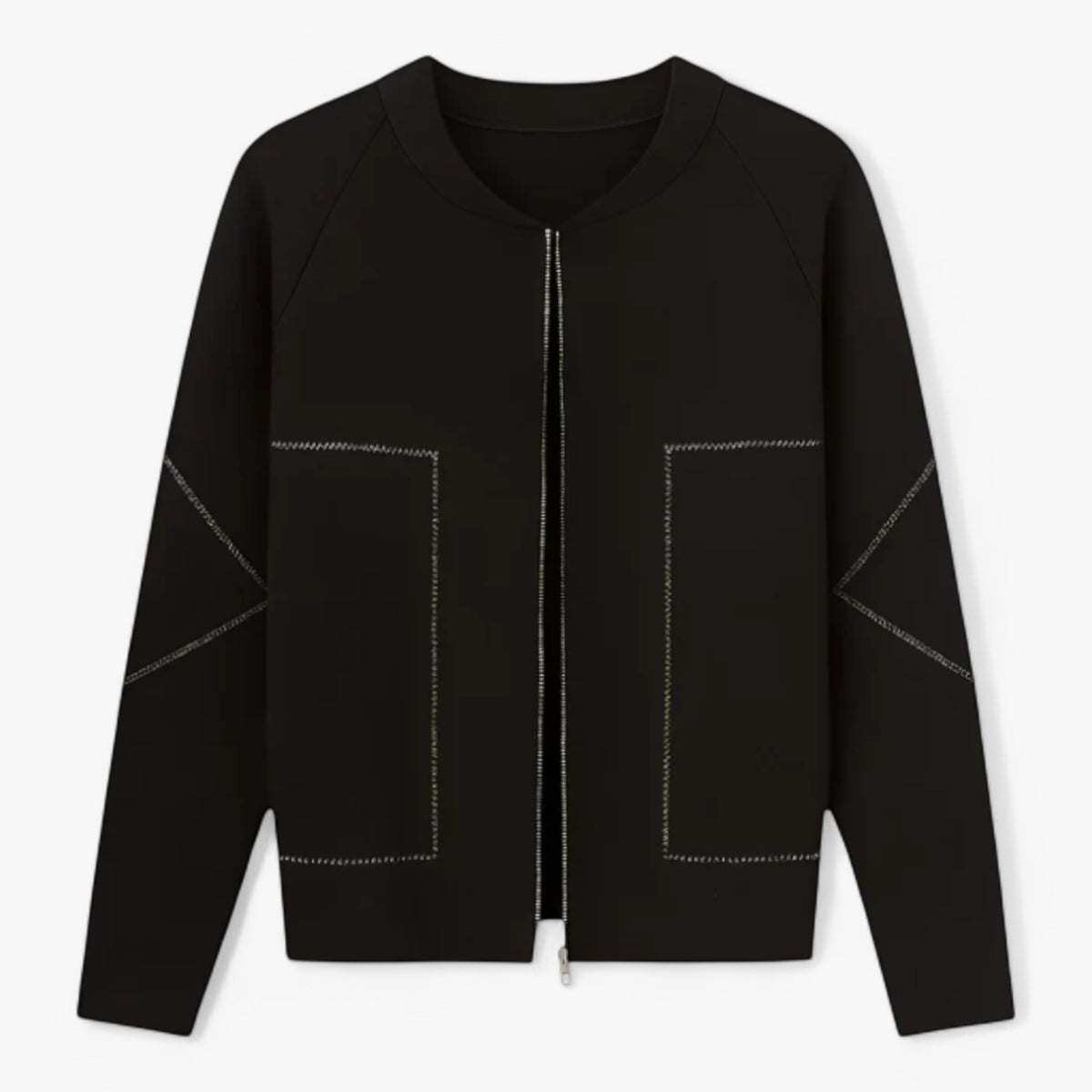 Clothes : Jas Dames Zwart - Licht en Elegant Jasje in Zwart van Pantino