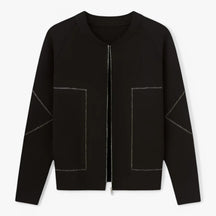 Clothes : Jas Dames Zwart - Licht en Elegant Jasje in Zwart van Pantino