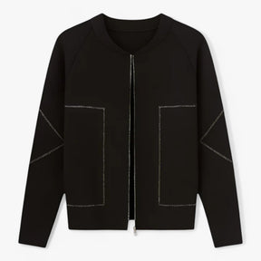Clothes : Jas Dames Zwart - Licht en Elegant Jasje in Zwart van Pantino