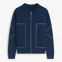 Clothes : Jas Dames Zwart - Licht en Elegant Jasje in Blauw van Pantino