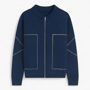 Clothes : Jas Dames Zwart - Licht en Elegant Jasje in Blauw van Pantino