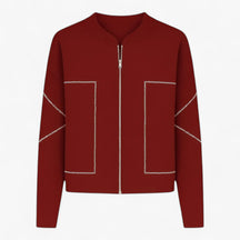 Clothes : Jas Dames Zwart - Licht en Elegant Jasje in Rood van Pantino