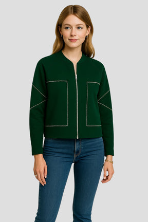 Clothes : Jas Dames Zwart - Licht en Elegant Jasje in van Pantino