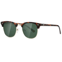Sunglasses : Clubstar Zonnebril Unisex - Klassieke Gepolariseerde Piloten Zonnebril - Zwart in Donkergroen van Pantino