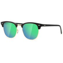 Sunglasses : Clubstar Zonnebril Unisex - Klassieke Gepolariseerde Piloten Zonnebril - Zwart in Groen van Pantino