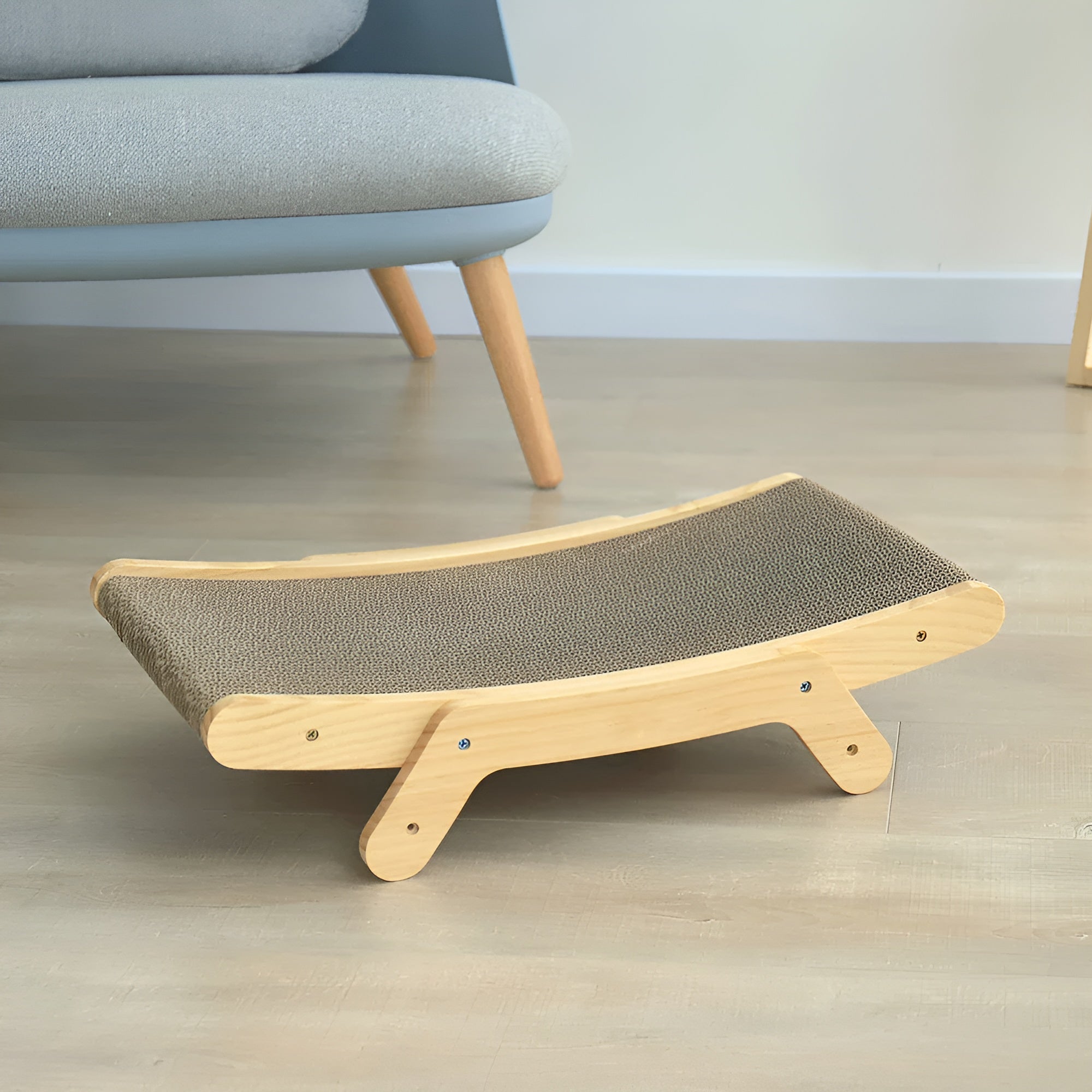pets : Houten Kattenkrabplank - Multifunctionele Verwijderbare Design - Hout in van Pantino