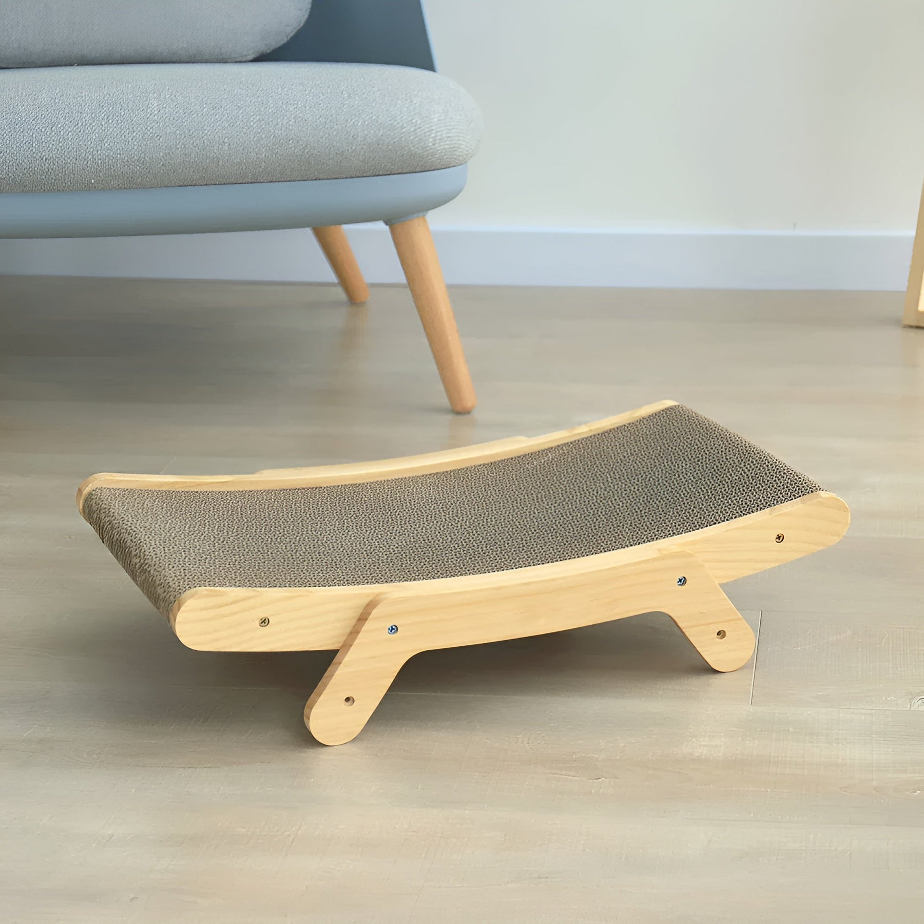 pets : Houten Kattenkrabplank - Multifunctionele Verwijderbare Design - Hout in van Pantino