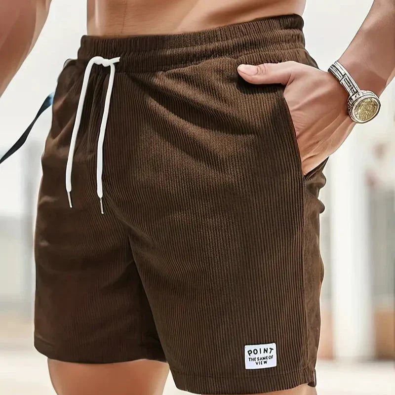 skirts : Dames Short Lichtgewicht Ribfluweel met Trekkoord - Comfort in van Pantino