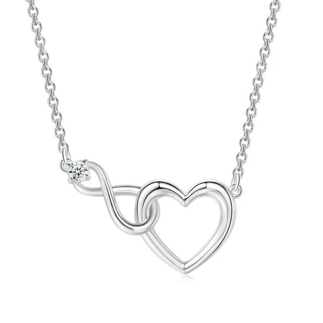 Necklace : DualHearts - Twee Harten, Één Liefde - Goud in ZILVER van Pantino