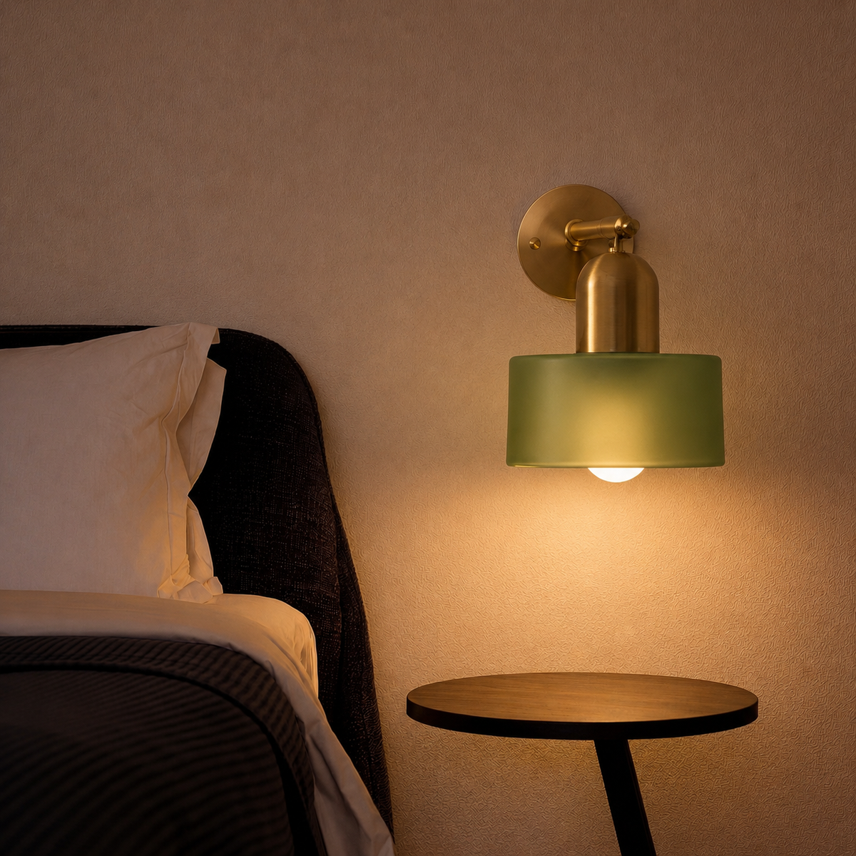 Bauhaus Gekleurde Glazen Wandlamp - Moderne Opbouwlamp