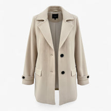 Clothes : Elegante Winterjas voor Dames - Zwart in Khaki van Pantino