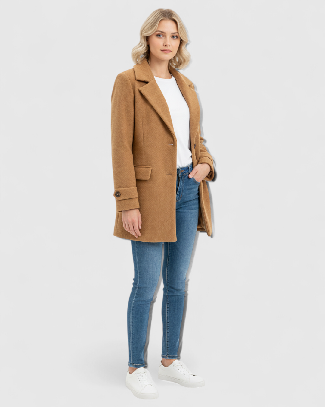 Clothes : Elegante Winterjas voor Dames - Zwart in van Pantino