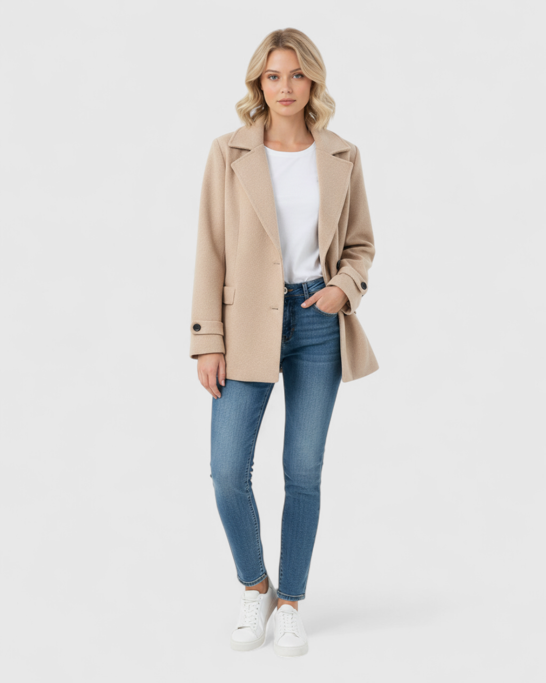 Clothes : Elegante Winterjas voor Dames - Zwart in van Pantino
