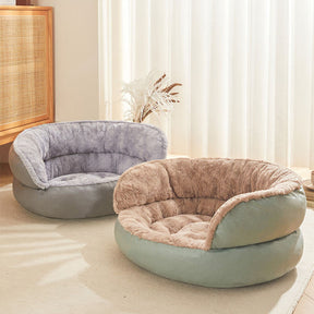 pets : Knusse Donut Hondenmand - Pastelgroen - Groen in van Pantino