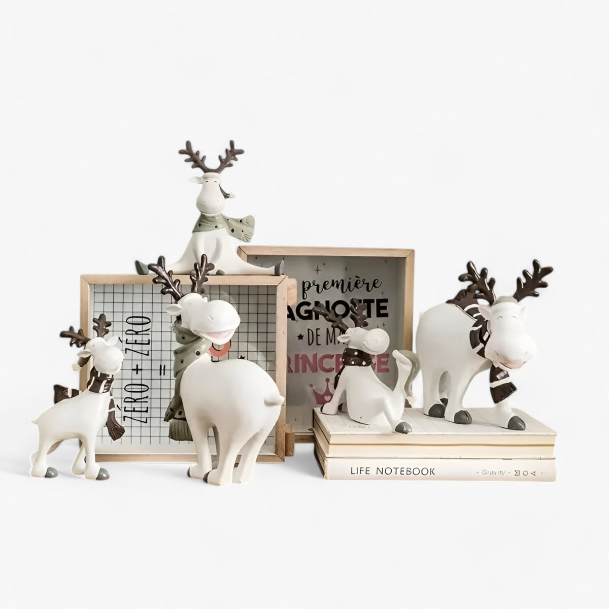 home & garden : Elegante Witte Hert Decoratie in van Pantino