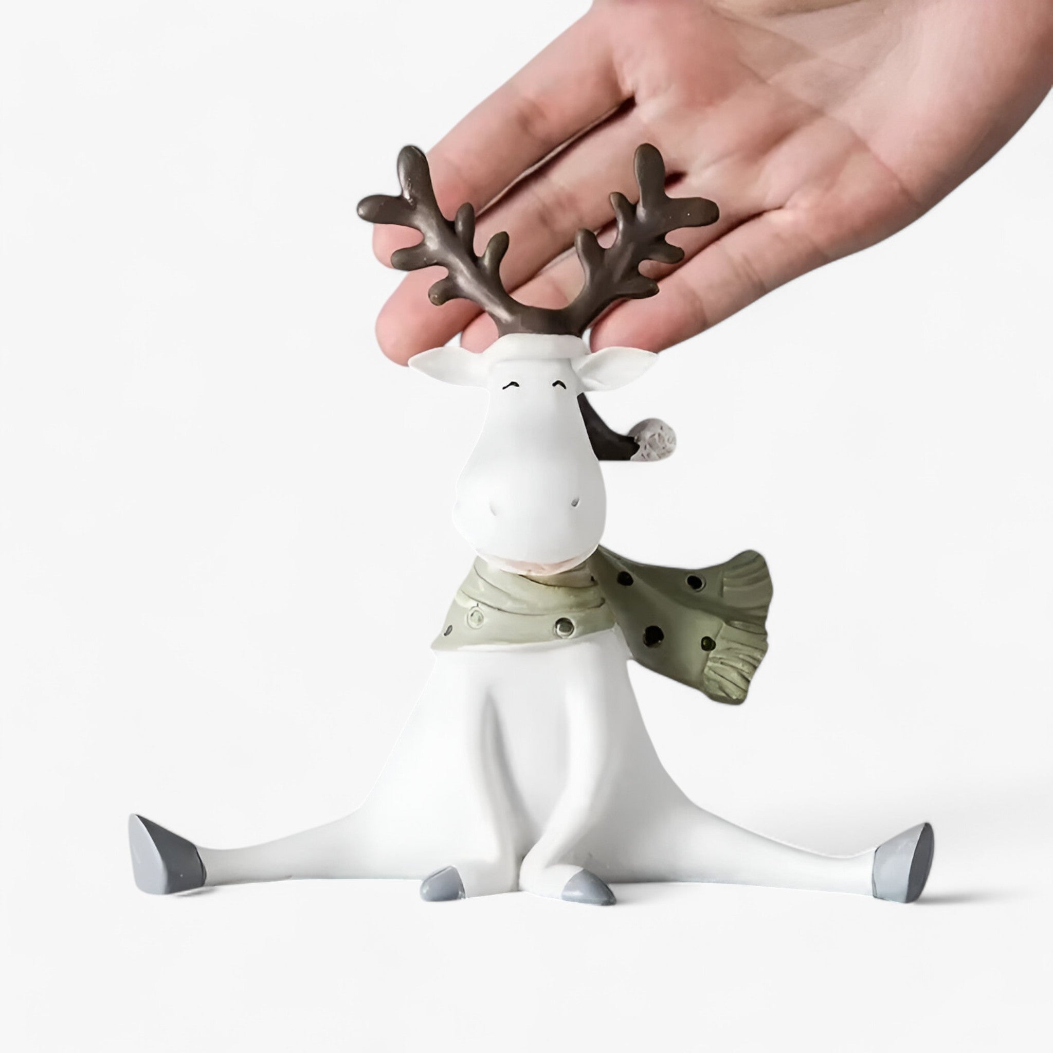home & garden : Elegante Witte Hert Decoratie in van Pantino