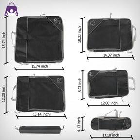 bags : Compressie Inpakblokken Set - Stressvrij Reizen Slim Inpakken - Nylon in van Pantino
