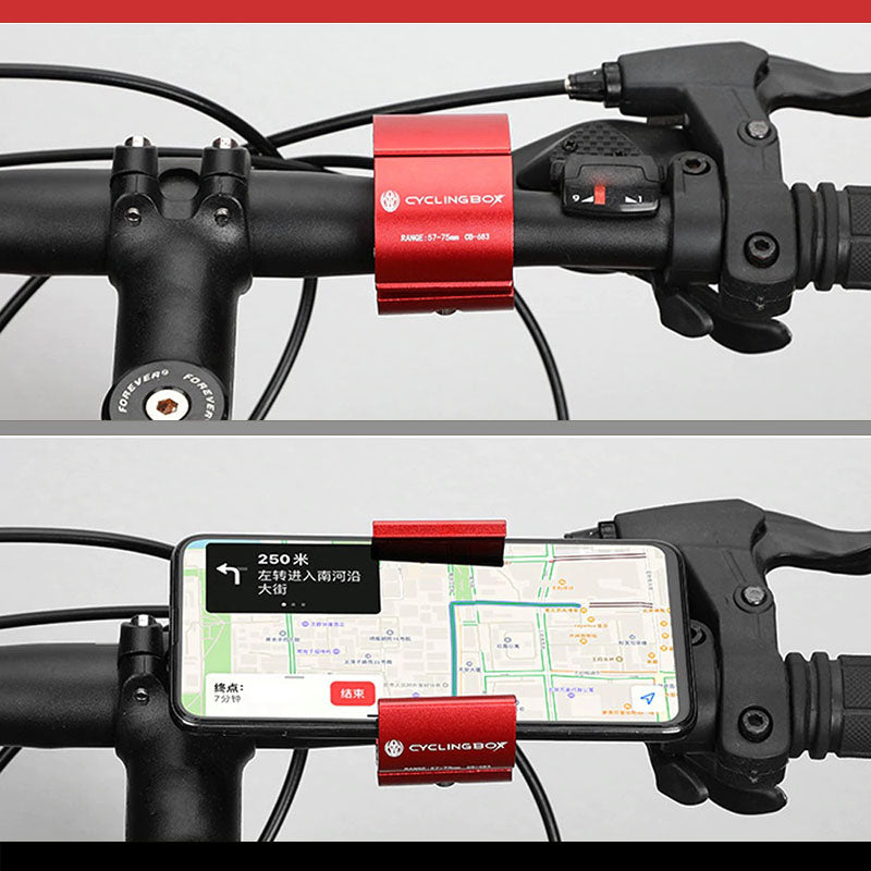 outdoor equipment : Fiets Telefoonhouder Zwart - Navigeren Veilig op Fiets - Universeel in van Pantino