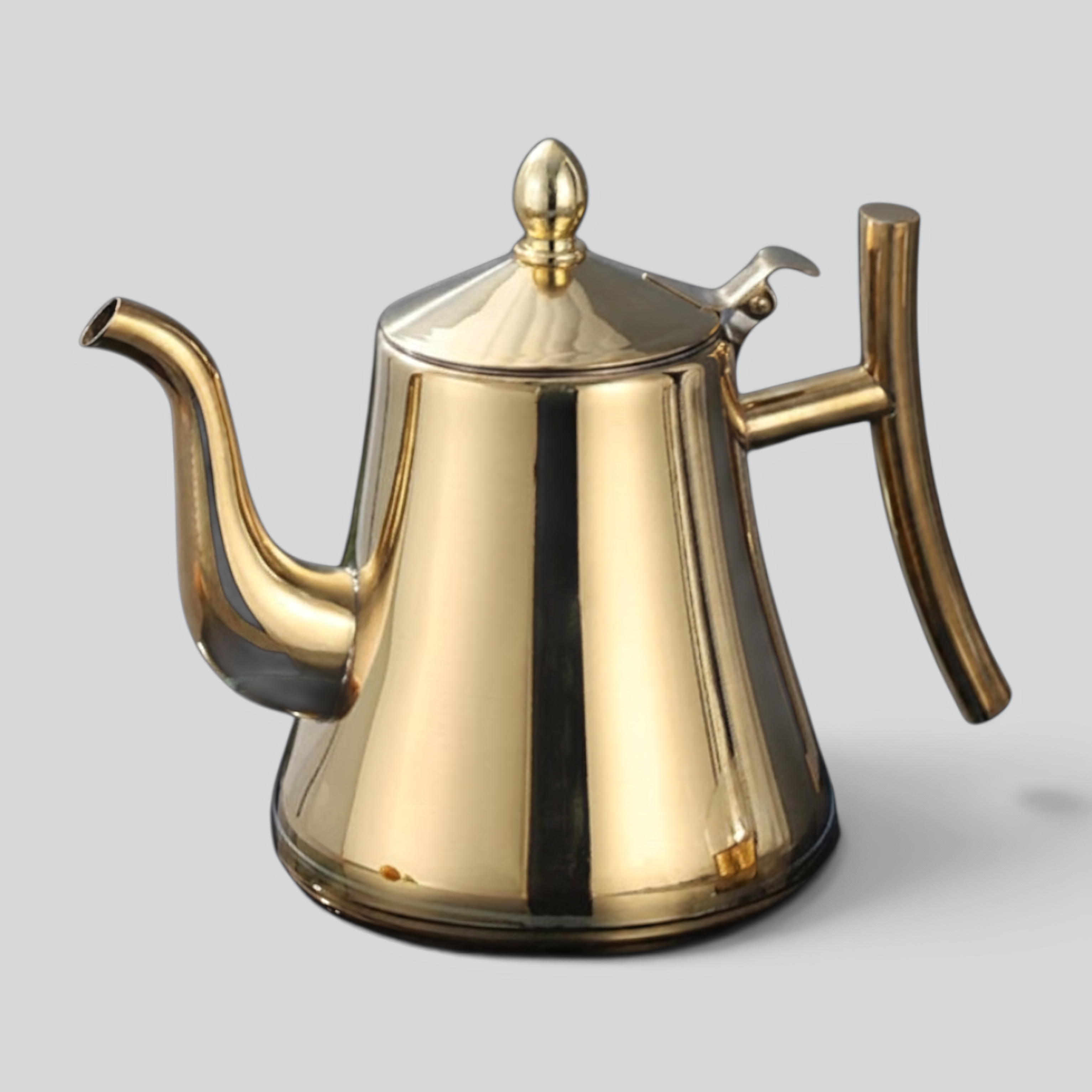 Kitchen : Waterkoker Inductie - Snelkokend, Geïntegreerd Filter, Goud Zilver in Goud van Vivia Home
