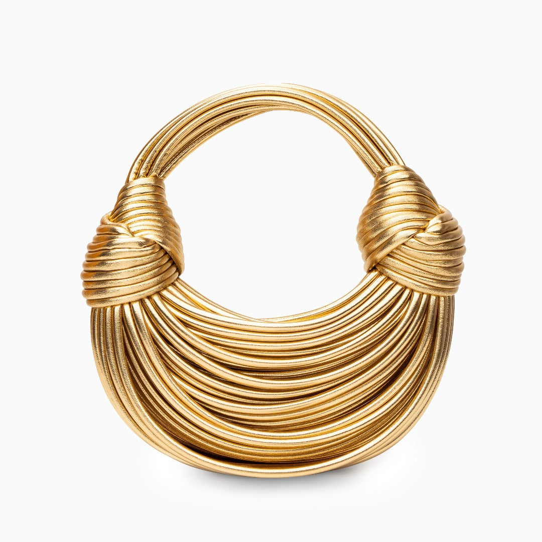 bags : Handtas Dames Goud - Exclusieve Elegante in Goud van Pantino