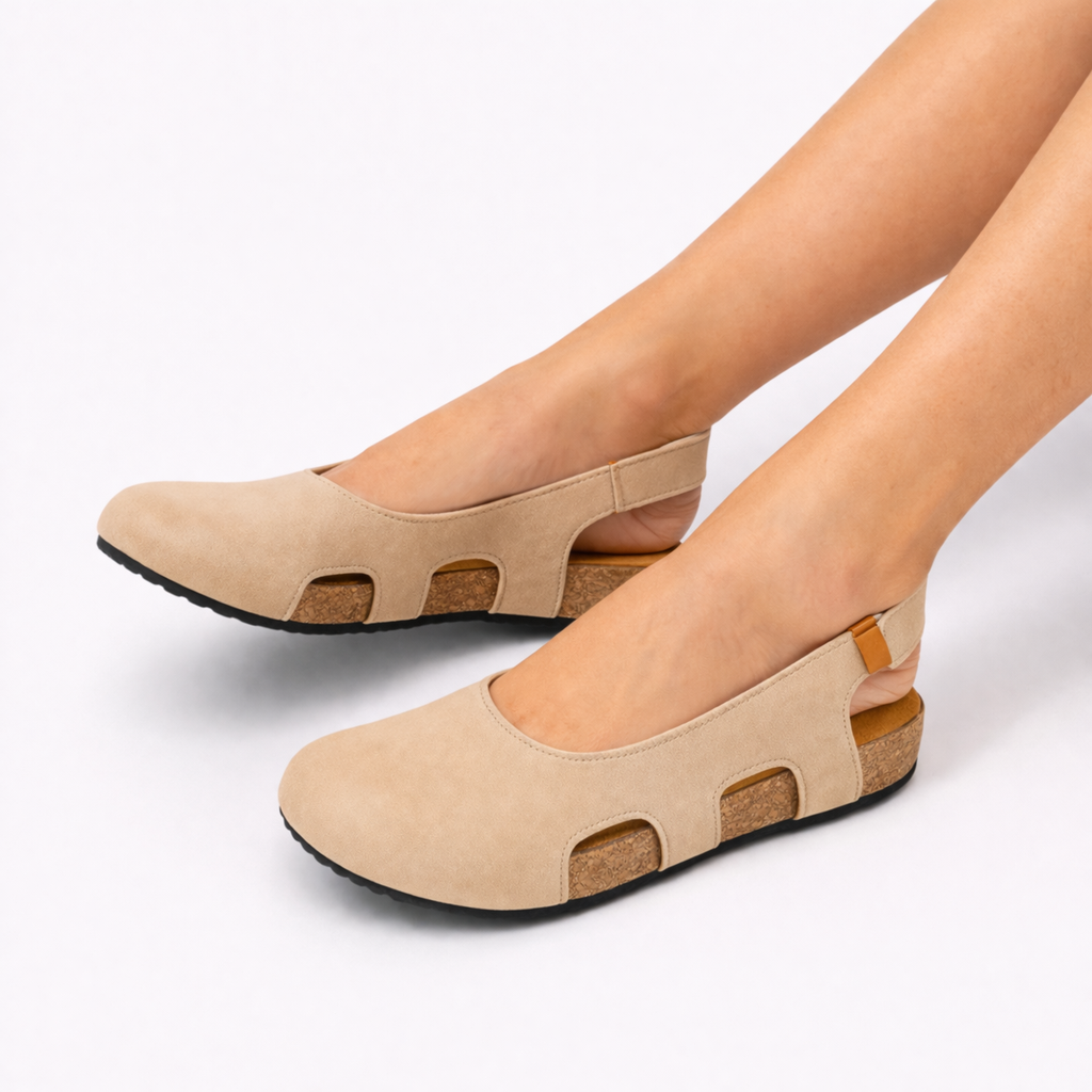 Sandals : Slingback Zwarte Dames van Echt Leer, Hak 5cm, Ronde Neus: Elegantie & Comfort in van Pantinoshop