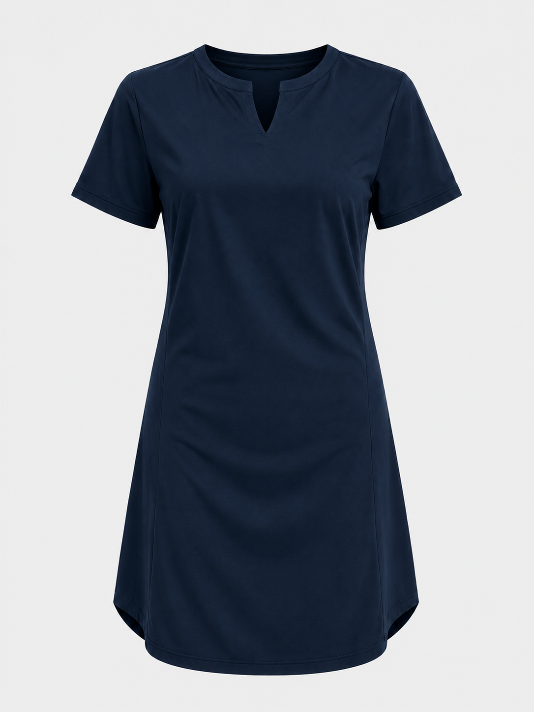 Midi Jurken : Dames Jurk van 95% Polyester en 5% Spandex met Korte Mouwen in van Pantinoshop