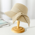 Dames Zonnehoed met Strik - Ademend & Casual
