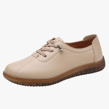 Sneakers : Dames Blauwe Leren Ademende Zomer Sneakers - Comfortabel & Lichtgewicht in Perzik van Pantino