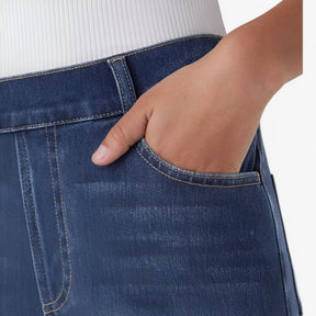 Pants : Dames Broek Zwart Hoge Taille met Elastische Band - Comfortabel & Stijlvol in van Pantino