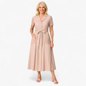 Women's Dress : Zomerjurk Dames - Casual V-hals in van Pantino
