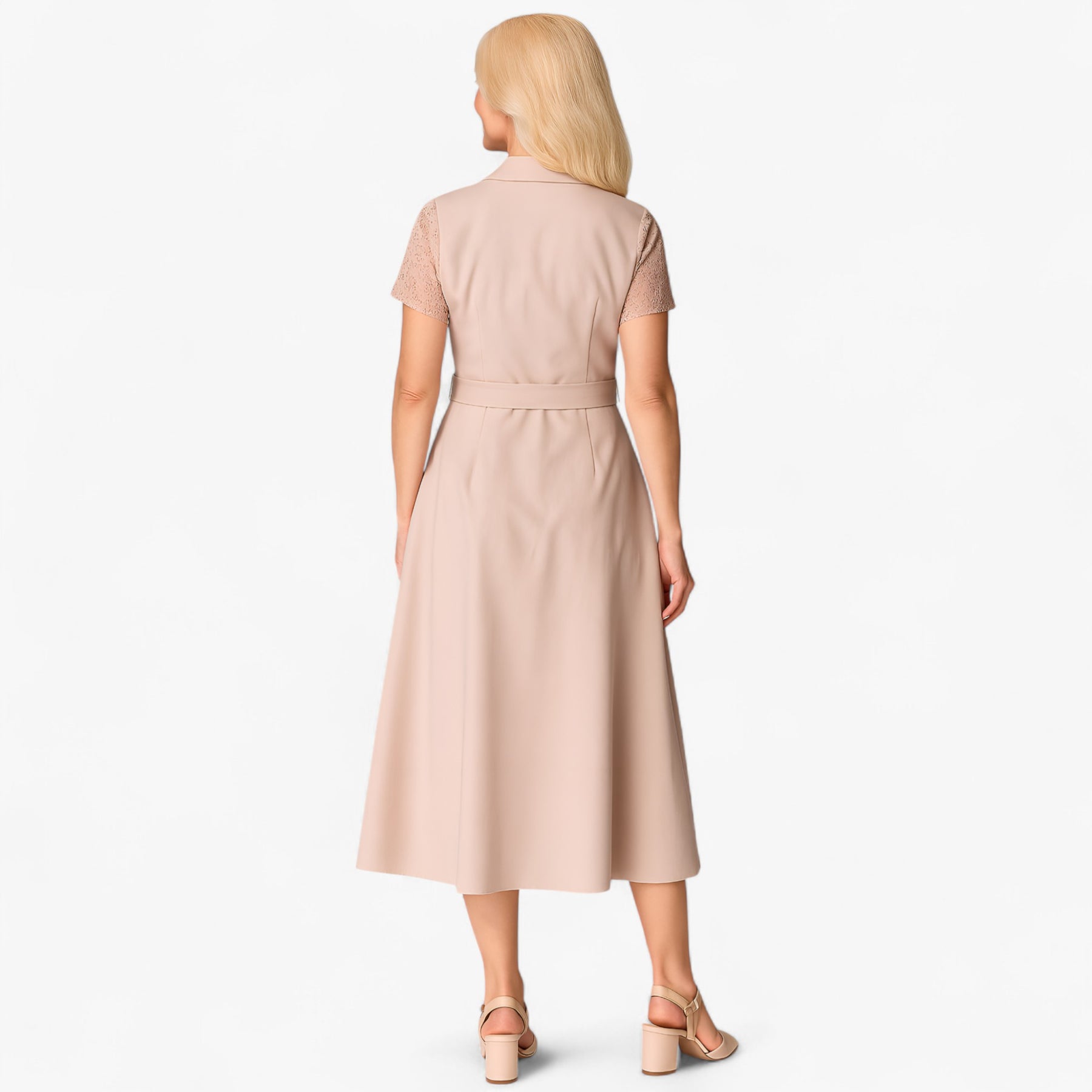 Women's Dress : Zomerjurk Dames - Casual V-hals in van Pantino