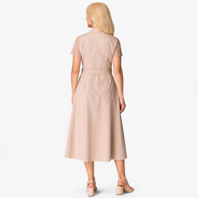 Women's Dress : Zomerjurk Dames - Casual V-hals in van Pantino