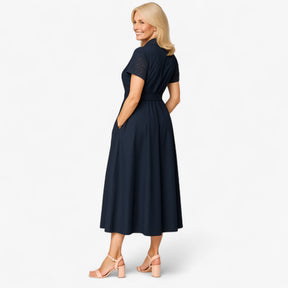 Women's Dress : Zomerjurk Dames - Casual V-hals in van Pantino