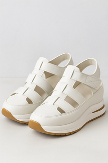 Sandals : Dames Comfortabele Antislip Sandalen - Wit in Wit N van Pantino