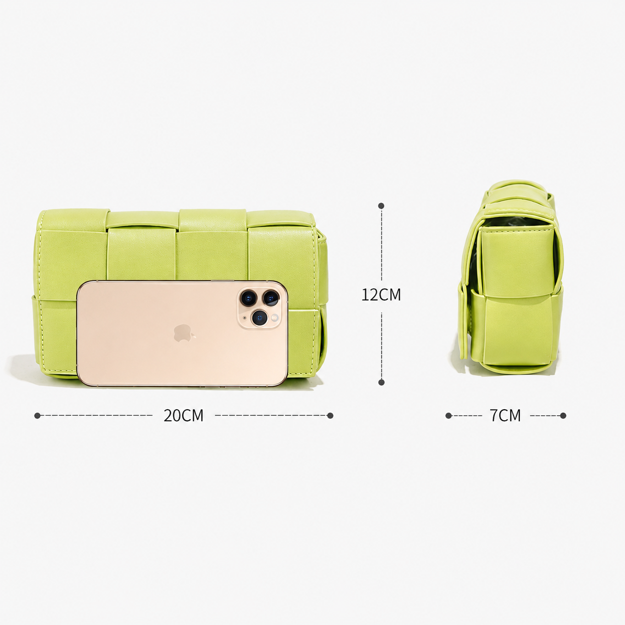bags : Dames Crossbody Tas van PU - Compacte Schoudertas met Verstelbare Band in van Pantino