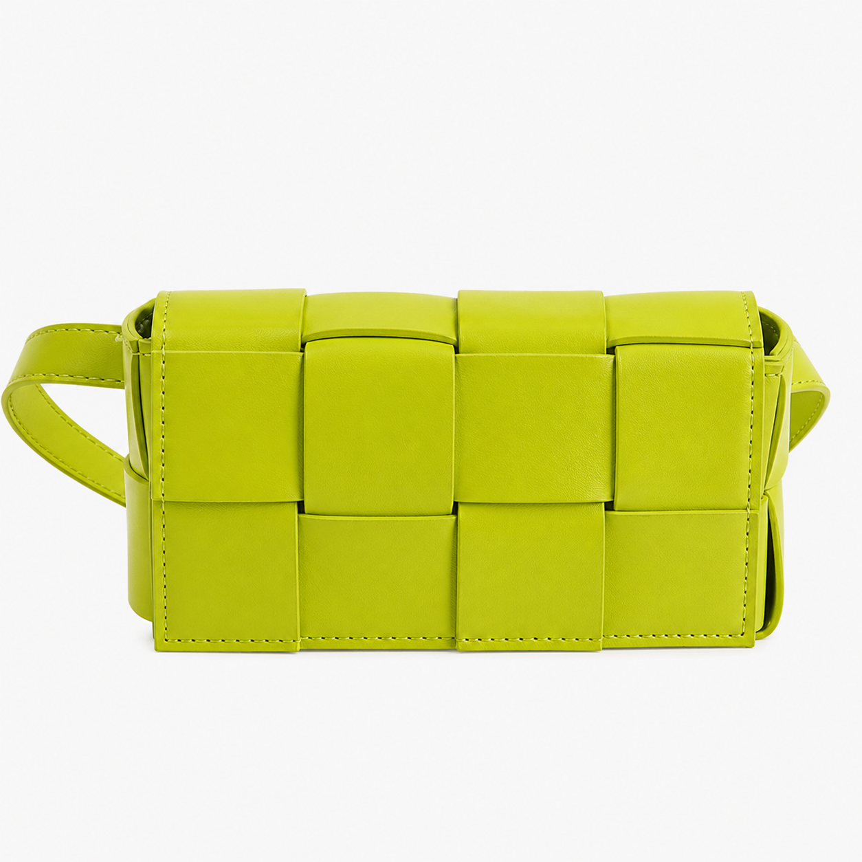 bags : Dames Crossbody Tas van PU - Compacte Schoudertas met Verstelbare Band in Kiwigroen van Pantino