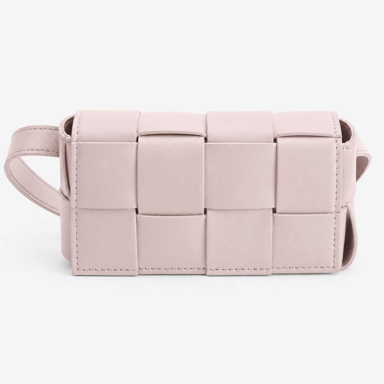 bags : Dames Crossbody Tas van PU - Compacte Schoudertas met Verstelbare Band in Licht paars van Pantino