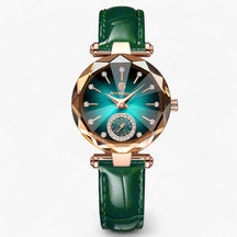 Dameshorloges : Dames Elegant Roestvrij Stalen Horloge - Goud Blauw in Goud Blauw L van Pantino