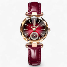 Dameshorloges : Dames Elegant Roestvrij Stalen Horloge - Goud Blauw in Goud Rood L van Pantino