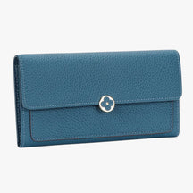 Handtassen : Dames Elegante Handtas van Leer - Lichtgroen in Blauw van Pantino