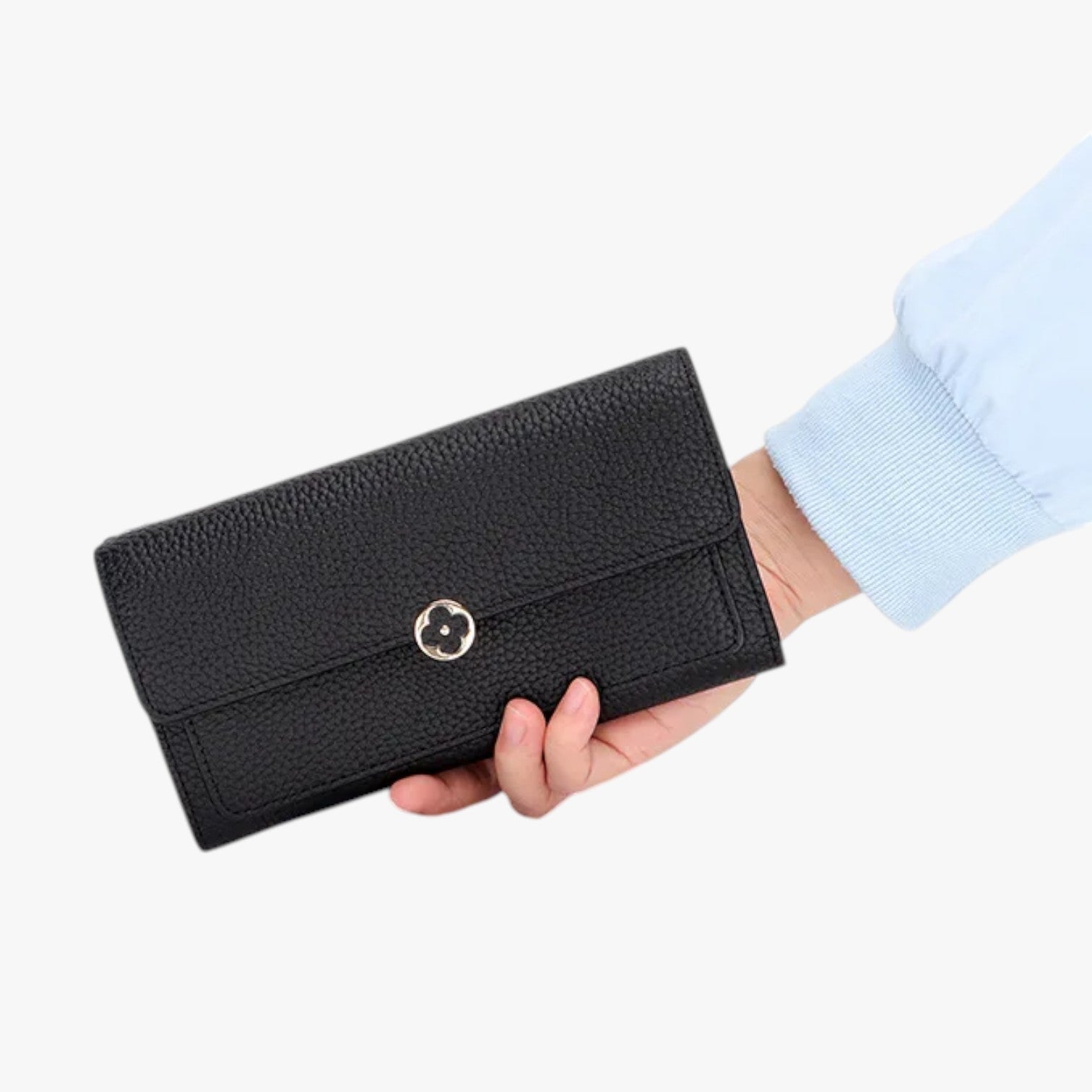 Handtassen : Dames Elegante Handtas van Leer - Lichtgroen in van Pantino