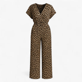 Women's Clothes : Dames Elegante Tuta met Panterprint - Bruin in Bruin van Pantinoshop