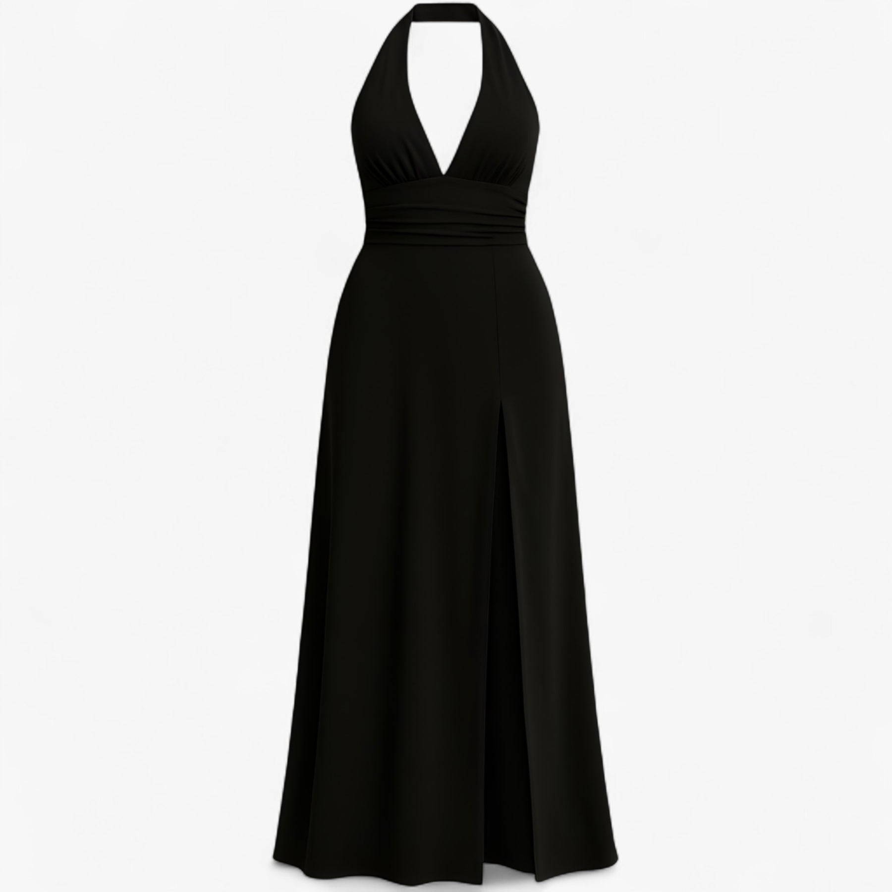 Women's Dress : Dames Zomerjurk Blauw - Elegante Mouwloze Jurk voor Vrouwen in Zwart van Pantino